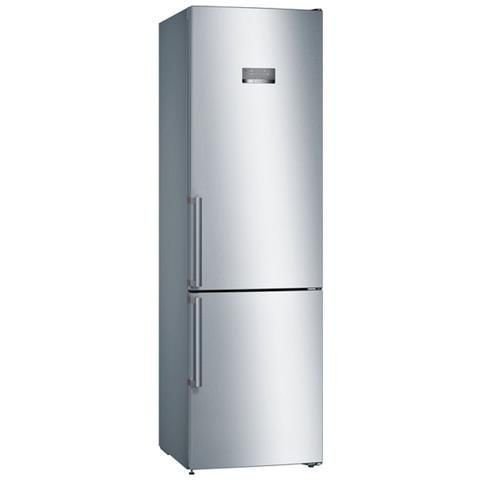 BOSCH Frigorifero Combinato KGN397LEQ Serie 4 Dual No Frost Multi Air Flow Classe e Capacità Netta 368 Litri Colore Acciaio Inossidabile