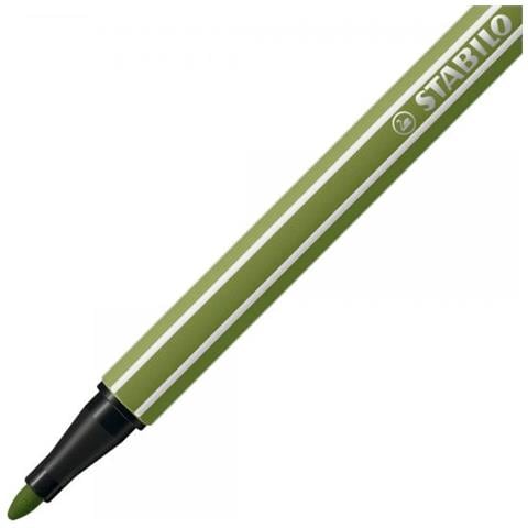 Pen 68 Pennarello Tratto 1 Mm Verde Mimetico Conf 10 Pz. - Foto 2