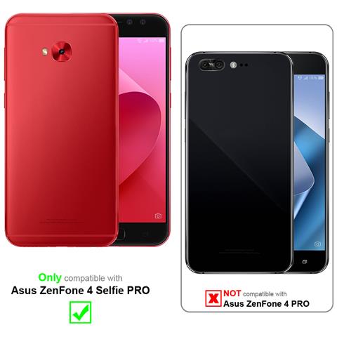 Catena Di Telefoni Cellulari Compatibile Con Asus Zenfone 4 Selfie Pro In Nero - Coperchio Protettivo In Silicone Con Anelli D'argento, Cinturino In Corda E Custodia Staccabile - Foto 2