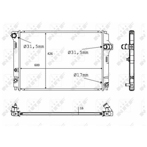 Radiatori Toyota Yaris 58382 - Foto 1