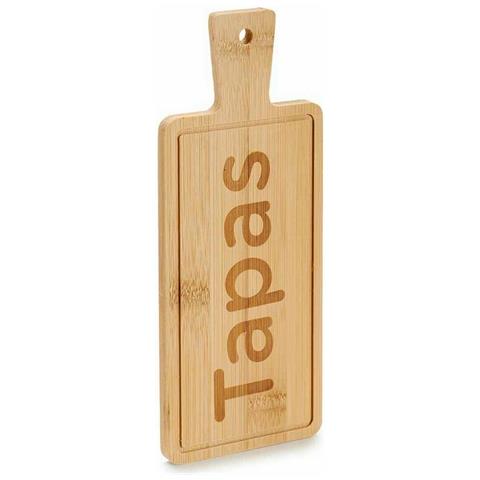 Vassoio Per Aperitivi Con Maniglia Bambù Lavagna 9 X 1 X 23 Cm (48 Unità) - Foto 3
