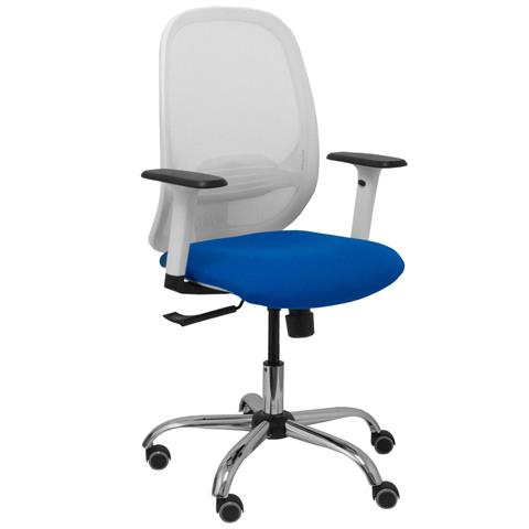 Sedia Da Ufficio 354crrp Azzurro Bianco - Foto 1