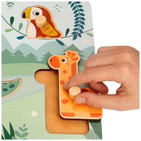 Puzzle Animali Woomax + 18 Mesi (12 Unità) - Foto 6