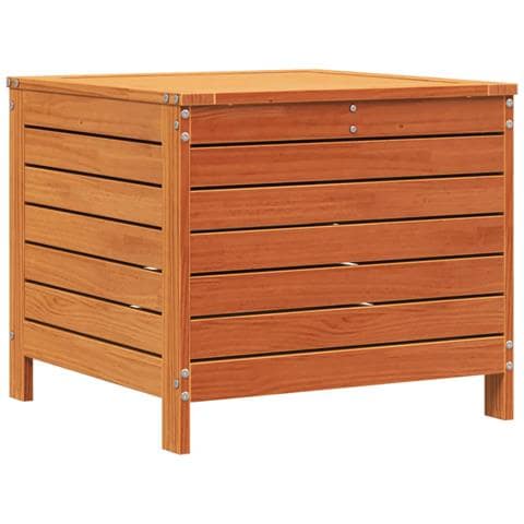 Poggiapiedi Giardino Marrone Cera 62x63,5x53,5 cm Massello Pino - Foto 2