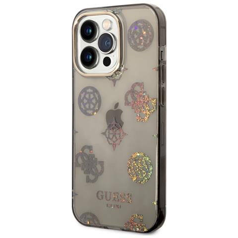 Cover Per Iphone 14 Pro Tpu Peony, Nero - Foto 1