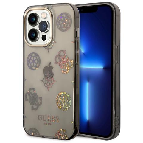 Cover Per Iphone 14 Pro Tpu Peony, Nero - Foto 2
