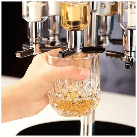 Portabottiglie Spillatore Dosatore Tavolo Tavola Birra Bevande Alcolici 6 Posti - Foto 2