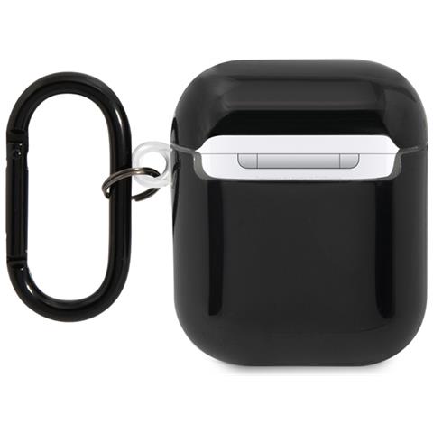 Cover Per Airpods 1 E 2 M Sport Anti-urto In Silicone, Nero - Foto 2