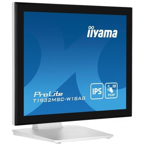 Prolite T1932msc-w1sag Monitor Pc 48,3 Cm (19"") 1280 X 1024 Pixel Full Hd Led Touch Screen Da Tavolo Bianco - Foto 2