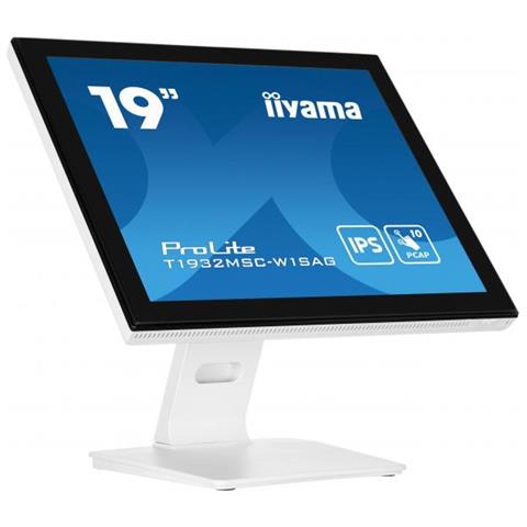 Prolite T1932msc-w1sag Monitor Pc 48,3 Cm (19"") 1280 X 1024 Pixel Full Hd Led Touch Screen Da Tavolo Bianco - Foto 3