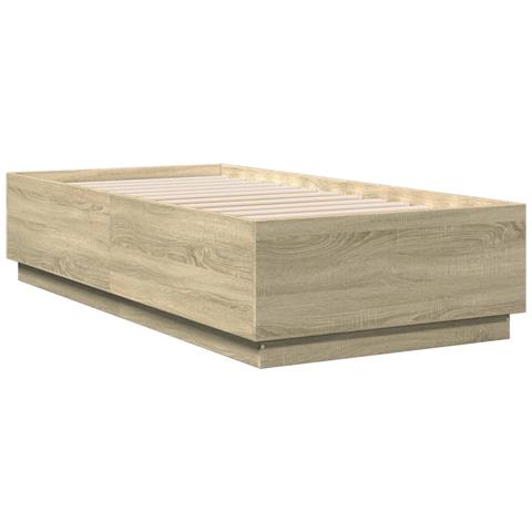 Giroletto Luci Led Rovere Sonoma 75x190 Cm In Legno Multistrato - Foto 3