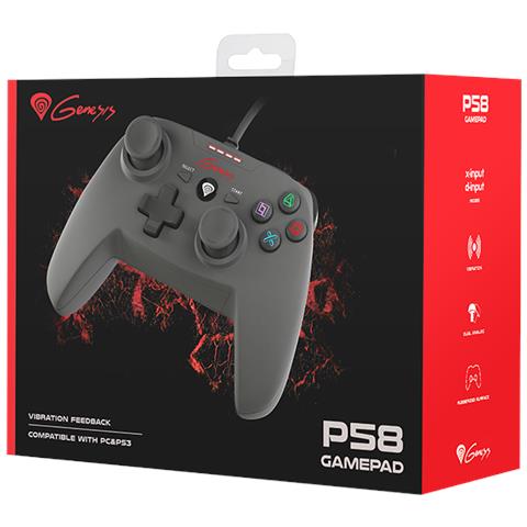 P58 Nero USB Gamepad Analogico PC, Playstation 3 - Foto 5