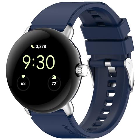 Cinturino Sostitutivo Per Cinturino In Silicone Compatibile Per Google Pixel Watch 1/2 Blue - Foto 1