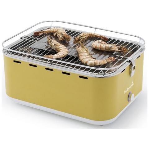 BC-CHA-1016 barbecue per l'aperto e bistecchiera Grill Da tavolo Elettrico Giallo - Foto 1