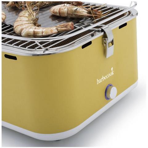 BC-CHA-1016 barbecue per l'aperto e bistecchiera Grill Da tavolo Elettrico Giallo - Foto 3