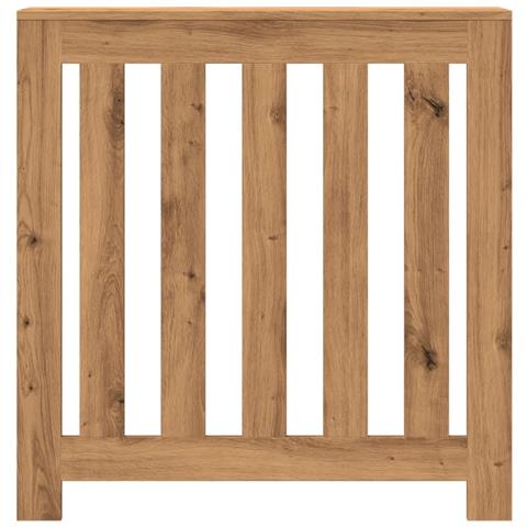 Copertura Termosifone Rovere Artigianale 78x20x82cm In Legno - Foto 3