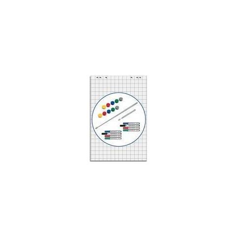 Hebel Flipchart Starter-set, Grundausstattung Fr Prsentationen Am Flipchart, Inhalt: 5 Flipchart-blcke (63880-09) - Foto 1