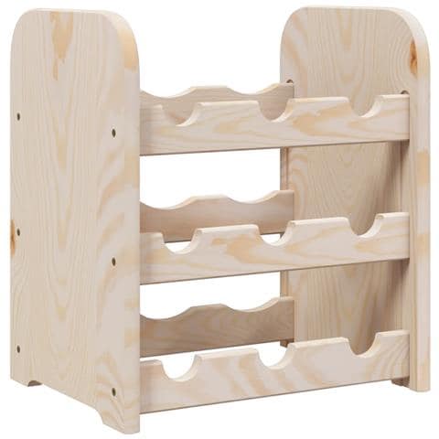 Portavini 33x25x37 Cm In Legno Massello Di Pino - Foto 2