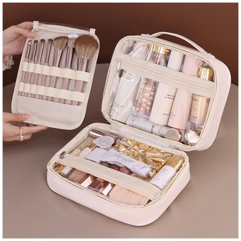 Borsa Per Il Trucco Multifunzionale 3 In 1 White - Foto 2