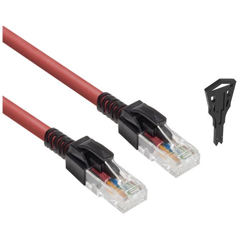FB5551 cavo di rete Rosso 1,5 m Cat6a U /UTP (UTP) - Foto 1