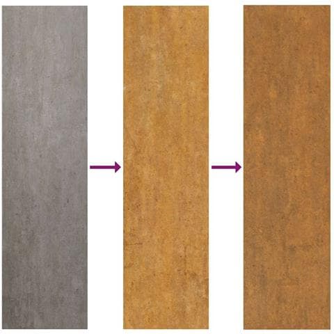 Rastrelliera per Legna da Ardere 50x23x100 cm in Acciaio Corten - Foto 2