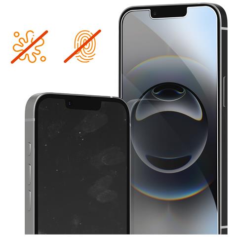 Pellicola Vetro Temperato Per Iphone 16e Antigraffio Antimicrobico, Trasparente - Foto 2