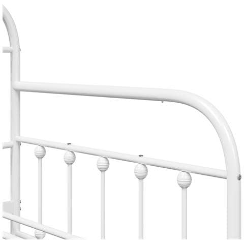 Struttura lettino  bianca 107x203 cm in acciaio - Foto 9