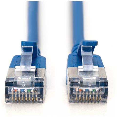 Cavo patch CAT 6A F-FTP Slim, 2 m, blu - Foto 2