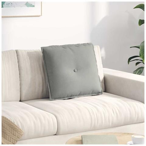 Cuscino per Schiena Grigio chiaro 50 x 45 cm - Foto 2