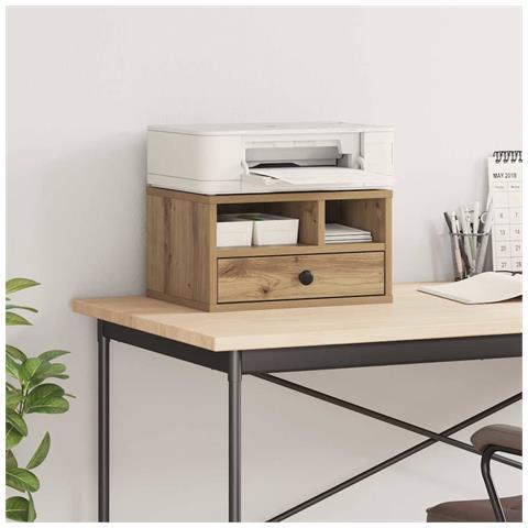 Supporto per Stampante Rovere artigianale 40 x 32 x 24 cm - Foto 2