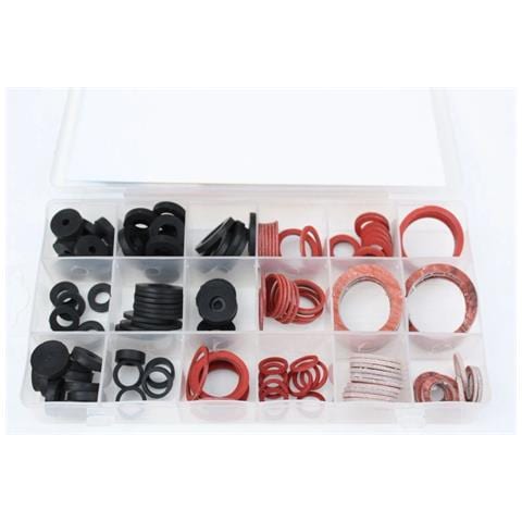 Kit Guarnizioni Idrauliche 141 Pezzi Assortimento Guarnizioni Gomma Con Box - Foto 1