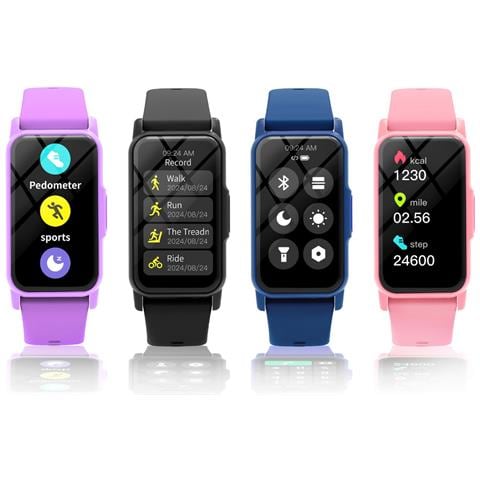 Smartwatch Multifunzionale Con Monitoraggio Della Salute E Controllo Musicale Bluetooth Pink - Foto 7