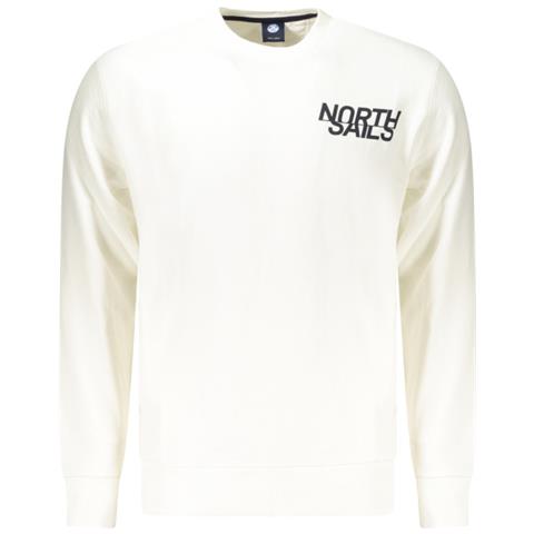 Sweat-shirt con zip© per uomo, bianca - Colore: Bianco, Taglia: 3XL - Foto 1