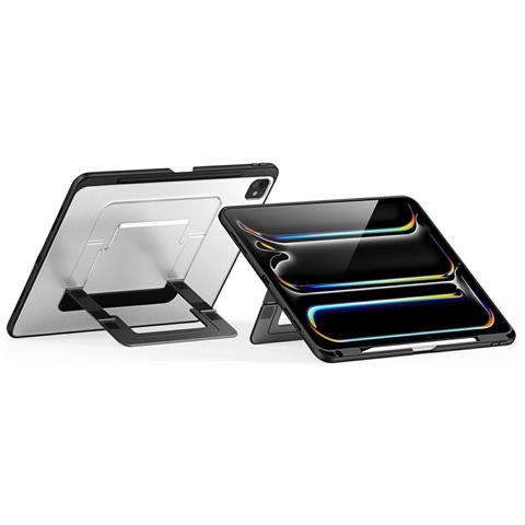 Cover per iPad Pro 13 (2025) - TPU+PC, Antiurto, Con Soporte - Foto 4