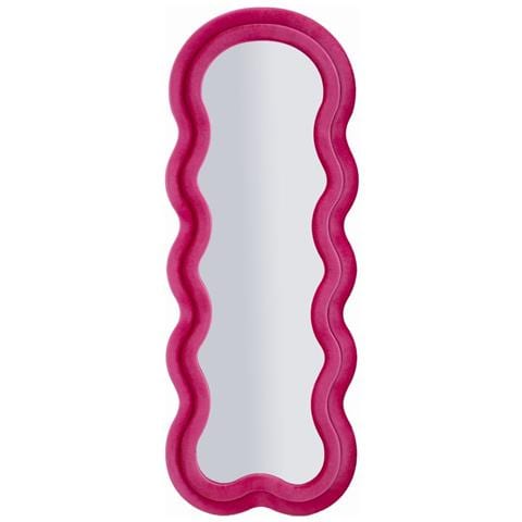 Specchio Con Cornice Onda-rosa-mdf-60x4x160 Cm - Foto 1