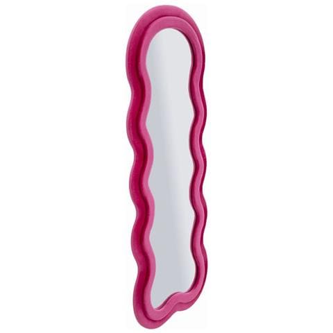 Specchio Con Cornice Onda-rosa-mdf-60x4x160 Cm - Foto 2