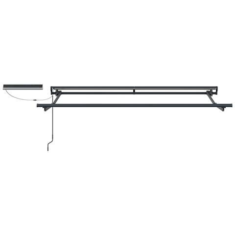 Struttura della tenda elettrica retrattile Antracite 2,5 x 2 m - Foto 2