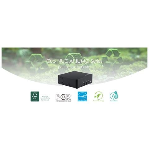 Cubi NUC AI 1UMG i5 125H FS 16GB 512GB W11P Intel Core Ultra 5 DDR5-SDRAM SSD Windows 11 Pro Mini PC Nero - Foto 2