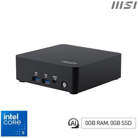 Cubi NUC AI 1UMG i5 125H FS 16GB 512GB W11P Intel Core Ultra 5 DDR5-SDRAM SSD Windows 11 Pro Mini PC Nero - Foto 1