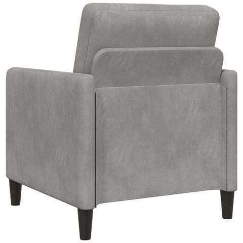 Set di Divani con Storage 2 pz Grigio Chiaro Poliestere - Foto 9