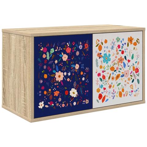 Mobile TV da Parete MAINZ 69 x 33 x 40 cm Rovere Sonoma - Foto 1