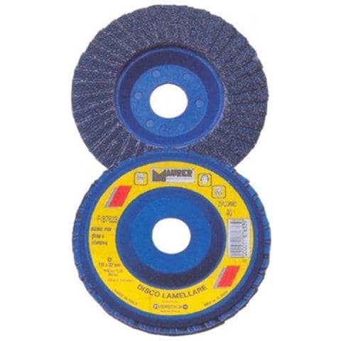 Disco Lamellare al Corindone Ø 115 mm Grana 80 per metalli, alluminio, legno - Foto 3