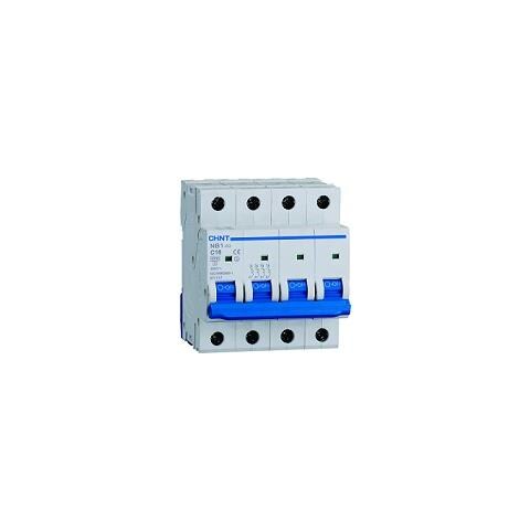 51406 Nb1-63 / c10-4p-6-interruttore Magnetotermico 4p 10a Curva C 6ka 18039 - Foto 1