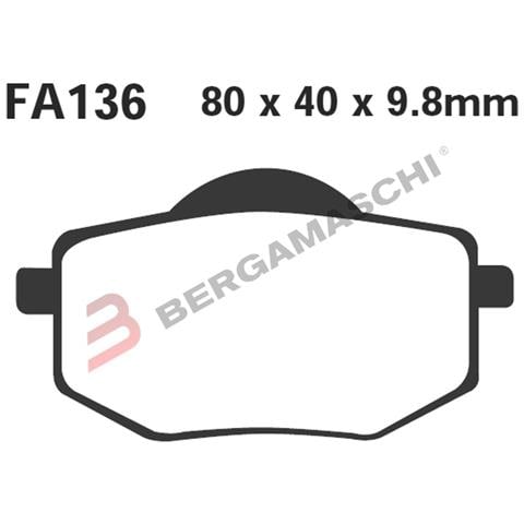 B1r R1213600 Pastiglie Yamaha Xv535 Viragoant. Fa136 - Foto 1