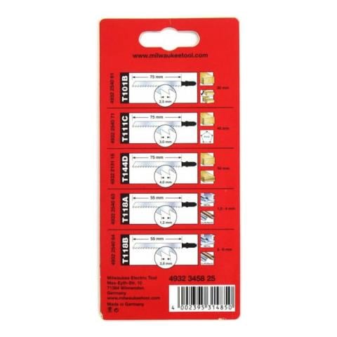 Confezione Da 5 Lame Per Seghetto Alternativo Metallo / Legno / Pvc 4.932.345,8250 - Foto 6