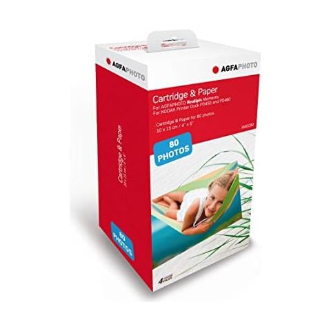 Cartuccia Di Stampa Fotografica Agfa Amoc80 Momento Realpix - 4 * 6 - 80 - Foto 1
