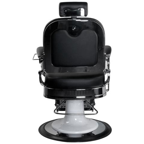 Gabbiano Poltrona Da Barbiere In Similpelle Nera Ernesto - Foto 5