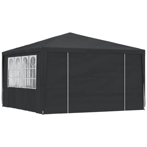 Gazebo Professionale Con Pareti 4x4 M Antracite 90 G / m² - Foto 1