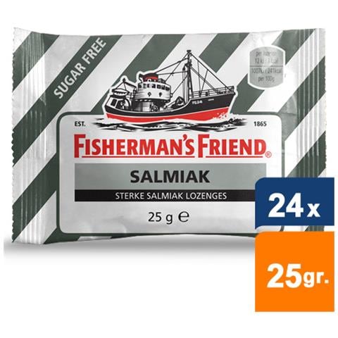 Salmiak Sugar Free - 24x25gr - Foto 1