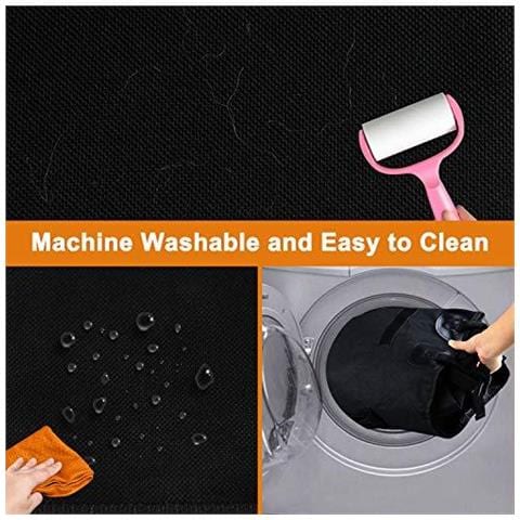 Car Boot Liner Protector - Antiscivolo Impermeabile Pet Dog Back Seat Cover - Durevole Lavabile Copribagagliaio Mat Viaggio Universale Per Camion Dellautomobile Suv (nero)  - Foto 4